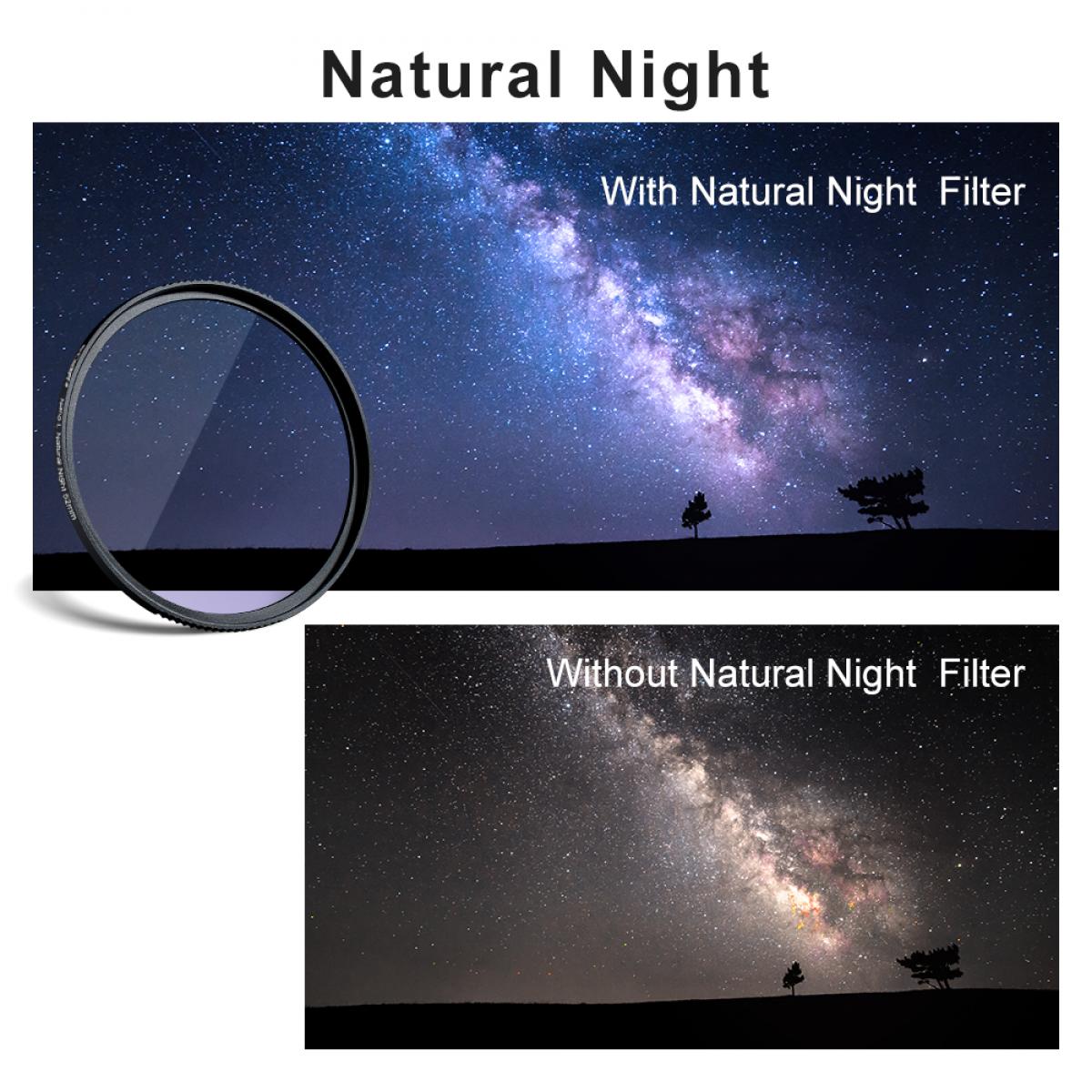 67mm Nano-L Naturligt nattfilter Grönbelagt