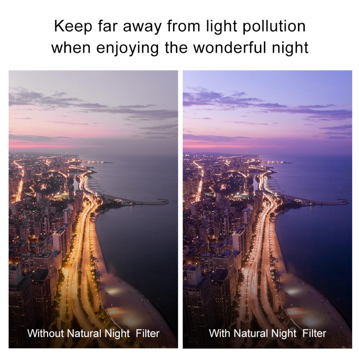 72mm Nano-L Naturligt nattfilter Grönbelagt