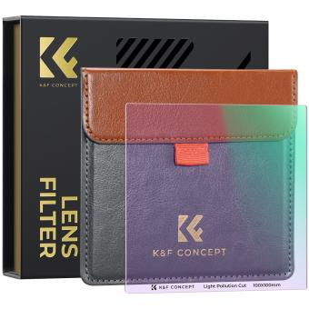 SK43 100x100 mm Filtre Carré de Nuit Naturel pour La Photographie de Nuit, Faible Réflexion sans Vignettage