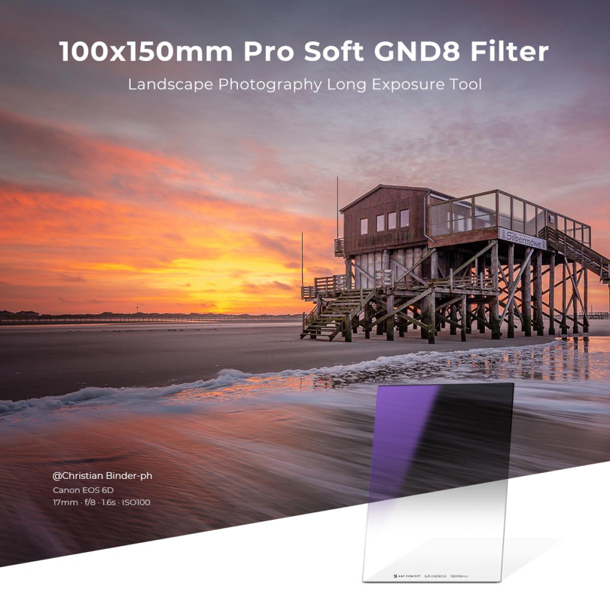 الناعمة تخرج الكثافة محايدة GND8 3 و وقف مرشح 100 * 150MM