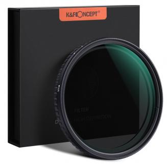 K&F Concept 55mm Fader ND Filter Neutral Density Variable Filter ND2 to ND32 for Camera Lens NO X Spot,Nanotec,Ultra-Slim,Weather-Sealed K&F Concept 55mm Fader ND Filter Neutral Density Variable Filter ND2 to ND32 for Camera Lens NO X Spot,Nanotec,Ultra-Slim,Weather-Sealed