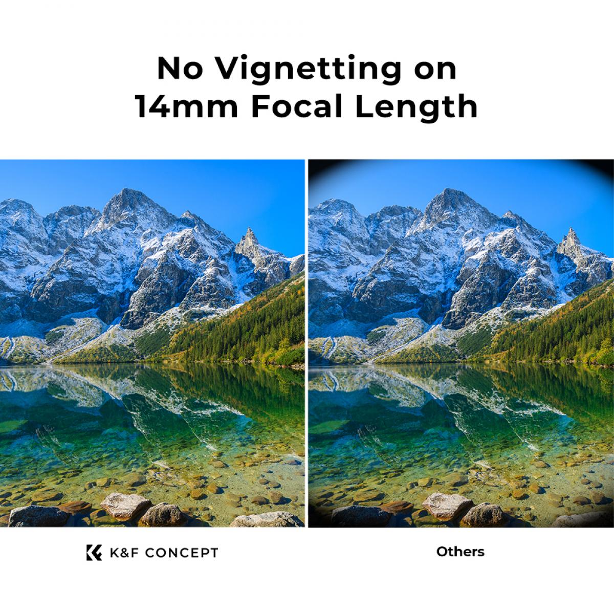 39mm Circular Polarizer Optical Glass Lens Filter - K&F Concept