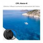 46mm Filtro Polarizzatore Circolare con Tappo per Obiettivo, CPL Filtro in Vetro Ottico con 18 Strati Nano-rivestimento,Serie Nano-Klear