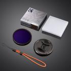 46mm Filtro Polarizzatore Circolare con Tappo per Obiettivo, CPL Filtro in Vetro Ottico con 18 Strati Nano-rivestimento,Serie Nano-Klear