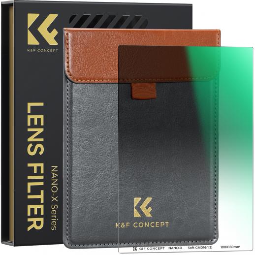 GND16 Filtre Carré 100x150 mm Soft (4 f-stops) Filtre Densité Neutre Dégradé