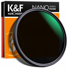 82mm Filter ND32 - ND512 Variabelt, Vattentät, Anti-repa, HD, Slim, Multibelagd, Nano-X Serier