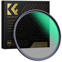 52mm, Nano-X, filtro óptico preto macio 1/2 ultra-claro, revestido com filme verde impermeável, resistente a arranhões e anti-reflexo