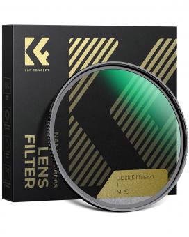 Filtre Black Pro Mist 1 49 mm Black Diffusion Filtre à Effet Film avec 28 Couches de Revêtement - Série Nano-Xcel