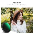 Filter erzeugt filmischen Traumeffekt für Fotos und Videos.