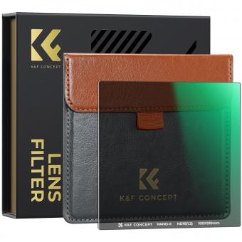 Filtre Carré ND16 100x100 mm Filtre ND Densité Neutre (4 f-stop) 28 Revêtements Multicouches Série Nano-Xcel