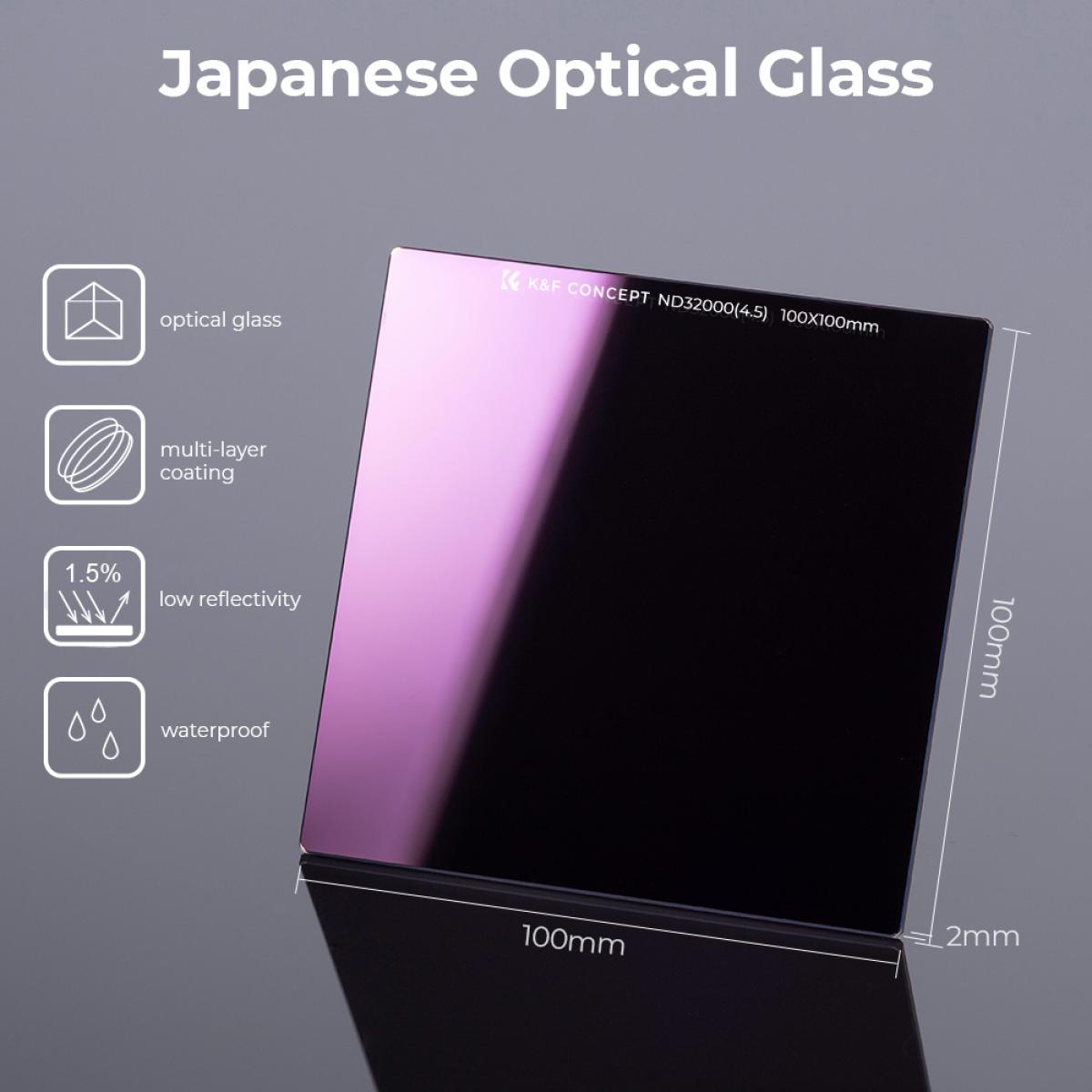 Rectangular ND Filter | Kentfaith UK 100x100mm - K&F Concept