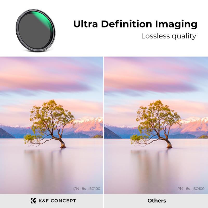 Light Reduction: Gobe ND filters effectively reduce the amount of light.