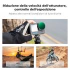 K&F Concept Filtro Variabile ND2-32 per GoPro Hero 13/12/11/10/9, con Filtro Densità Neutra ND2-32 con 28 Strati di Nano Rivestimento, Fotocamera di Azione Accessori