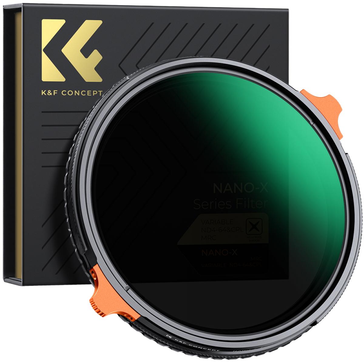 Variable ND Filter True Color ND2-ND32 Nano-X Series - KENTFAITH