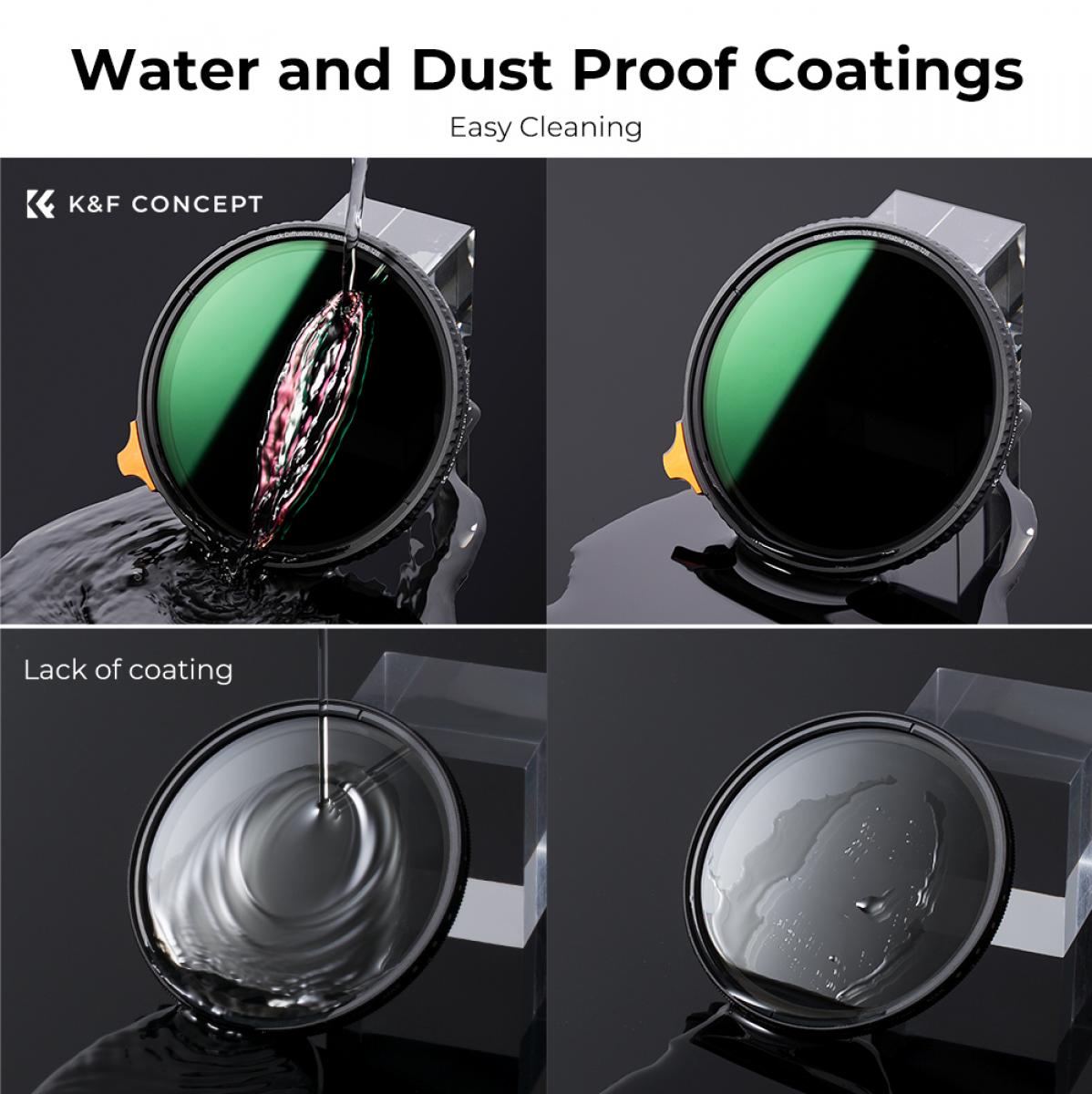 52 mm Black Mist 1/4 + ND8-128 muuttuva ND-suodatin, jossa on kaksipuolinen 28-kerroksinen heijastuksenesto vihreä kalvo ja Vipu Nano-X -sarja