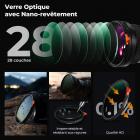 Filtre d'objectif ND variable 82 mm, True Color et ultra-faible réflexion, ND2-32 (1 à 5 arrêts), filtre HD à densité neutre réglable avec 28 revêtements multicouches pour objectifs d'appareil photo - Série Nano-X