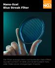K&F Concept 67mm Blue Streak Filter (2 mm) optisches HD-Glas,  anamorphotischer Spezialeffekt Objektivfilter, 28 Schichten Beschichtung Blauer Streifenfilter Nano-Xcel Serie