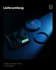 K&F Concept 67mm Blue Streak Filter (2 mm) optisches HD-Glas,  anamorphotischer Spezialeffekt Objektivfilter, 28 Schichten Beschichtung Blauer Streifenfilter Nano-Xcel Serie
