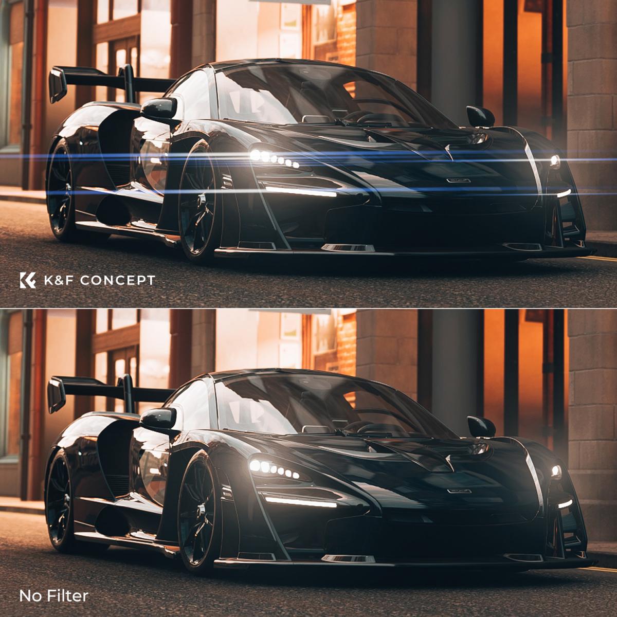 72mm Blue Streak Filter Optisch Glas Ultrahelder Waterdicht Antikras Antireflectie Groene Film Nano Xcel Serie