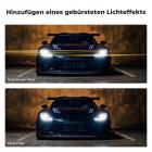 Der gebürstete Lichteffekt kann durch den Einsatz eines Streak Gold-Filters verstärkt werden.