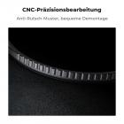 Der Rahmen der Weiss Mist Filter hat ein rutschfestes CNC-Design, das den Aus- und Einbau erleichtert.