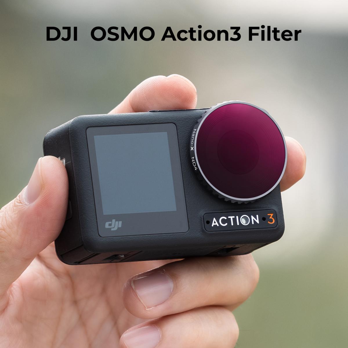 DJI Osmo Action 3 ND4 Filter with Single-sided Anti-reflection Green Film