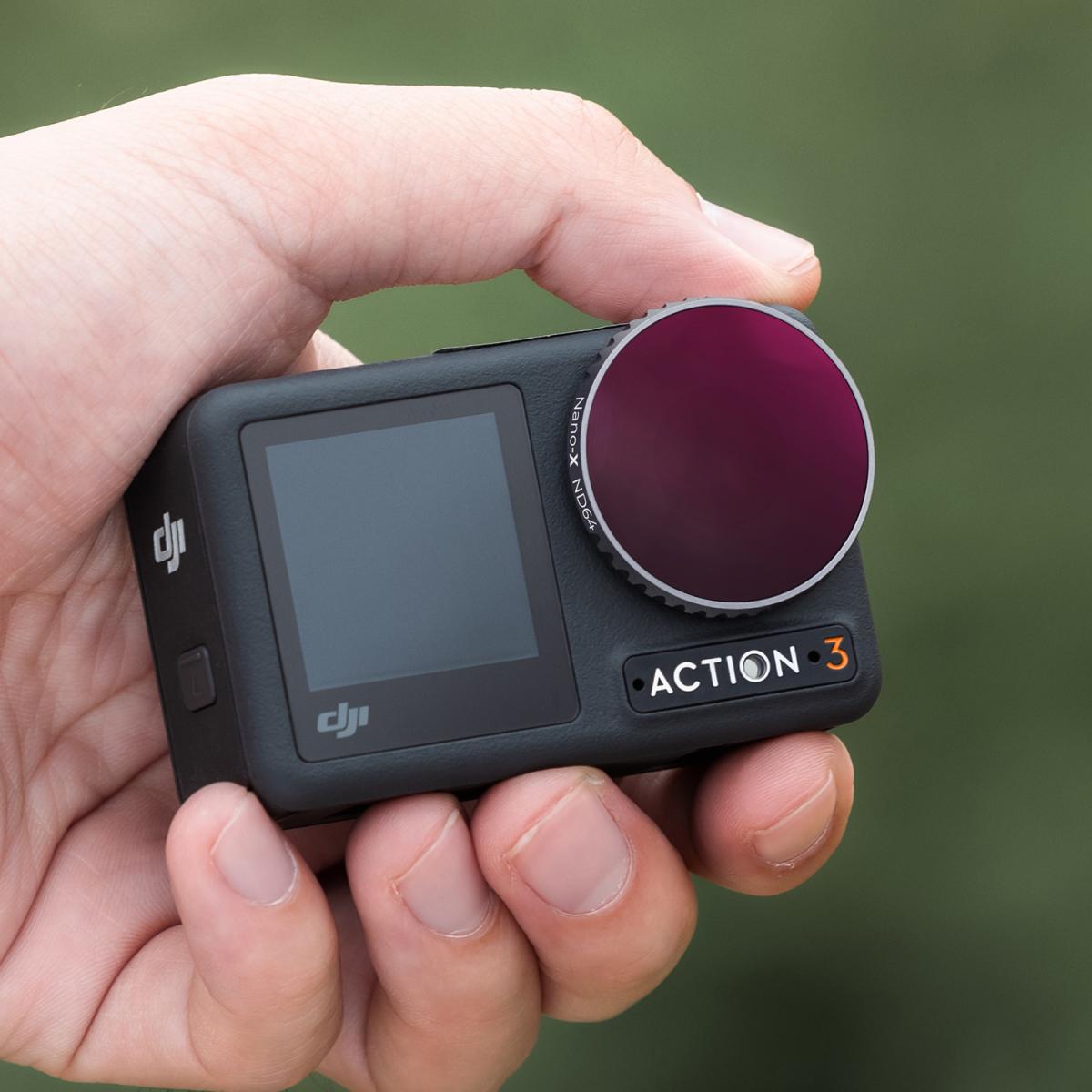 DJI Osmo Action 3 ND64 Filter with Single-sided Anti-reflection Green Film