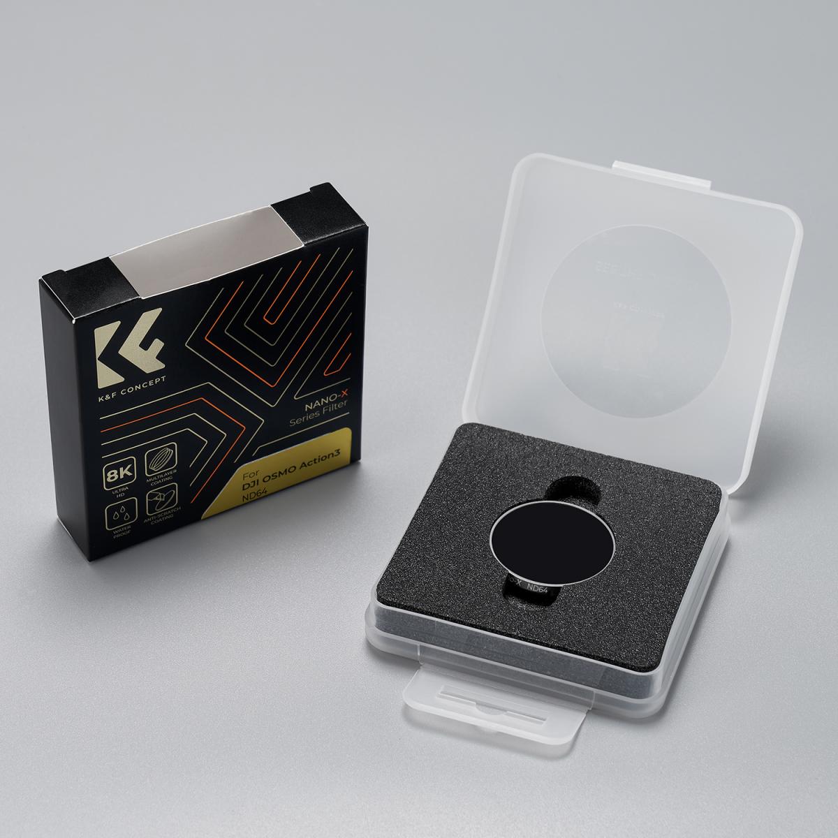 DJI Osmo Action 3 ND64 Filter with Single-sided Anti-reflection Green Film