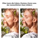 82mm Black Mist 1/4 Filter mit 3 Stück Reinigungstuch, Black Diffusion Filter 1/8 (Black Pro-Mist) mit 18 Beschichtungen, Nano K-Serie