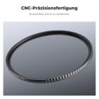 82mm Black Mist 1/4 Filter mit 3 Stück Reinigungstuch, Black Diffusion Filter 1/8 (Black Pro-Mist) mit 18 Beschichtungen, Nano K-Serie