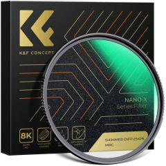 82 mm Nano-X-Microlight-spegel, optiskt glas, ultraklart, anti-repa Antireflex vattentät grön film Nano-X-serien