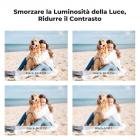 58mm Filtro Black Mist 1 in Vetro Ottico per in Ritratto e in Video con tre pezzi di panno per la pulizia, Nano-Klear