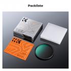 43mm Black Mist 1/8 Filter mit 3 Stück Reinigungstuch, Black Diffusion Filter 1/8 (Black Pro-Mist)  mit 18 Beschichtungen, Nano-Klear Serie