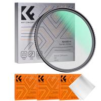 82mm Black Mist Filtro 1/8  con 3 panni per pulizia con 18 Rivestimenti, Nano-Klear 82mm Black Mist Filtro 1/8  con 3 panni per pulizia con 18 Rivestimenti, Nano-Klear