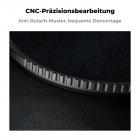 Der Rahmen der Weiss Mist Filter hat ein rutschfestes CNC-Design, das den Aus- und Einbau erleichtert.