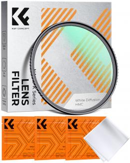 Filtre à effet cinématographique de filtre de brume blanche de 82 mm avec 18 revêtements multicouches pour la photographie de portrait et de paysage Nano-Klear