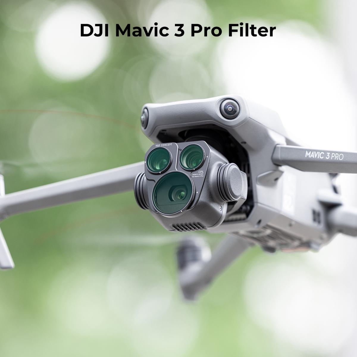 Dronefilter DJI Mavic 3 Pro CPL-filter multibelagt HD optisk glass med anti-reflekterende grønt belegg