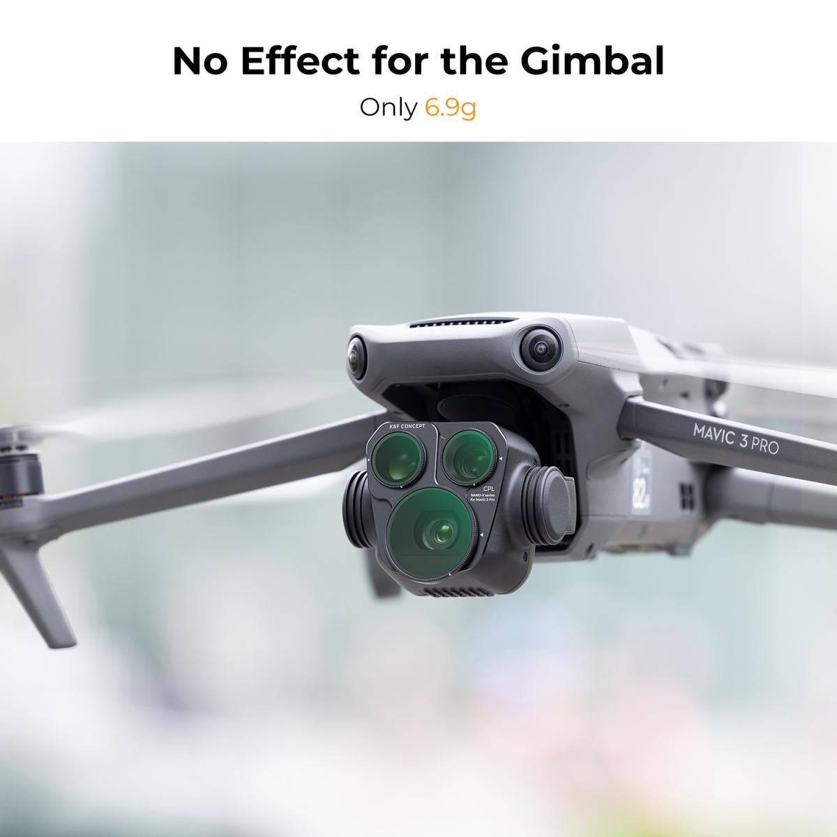 Dronefilter DJI Mavic 3 Pro CPL-filter multibelagt HD optisk glass med anti-reflekterende grønt belegg