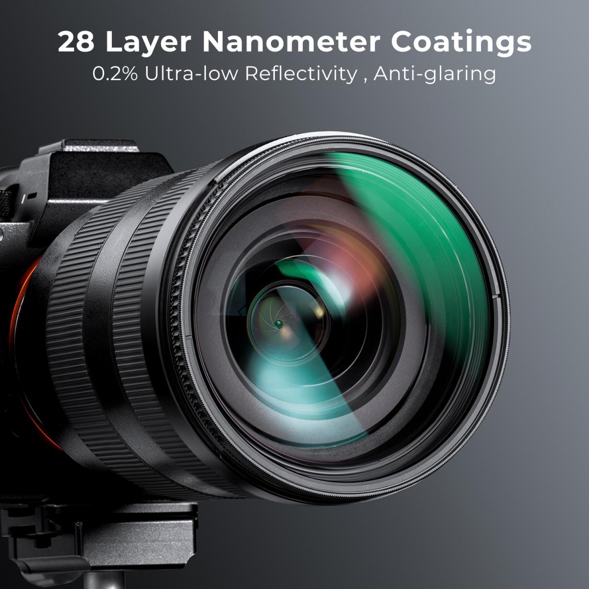 49 mm CPL Filter True Color Circulair Polarisatiefilter Met 28 Lagen Meerlaagse Coating Voor Cameralenzen Nano Xcel Serie