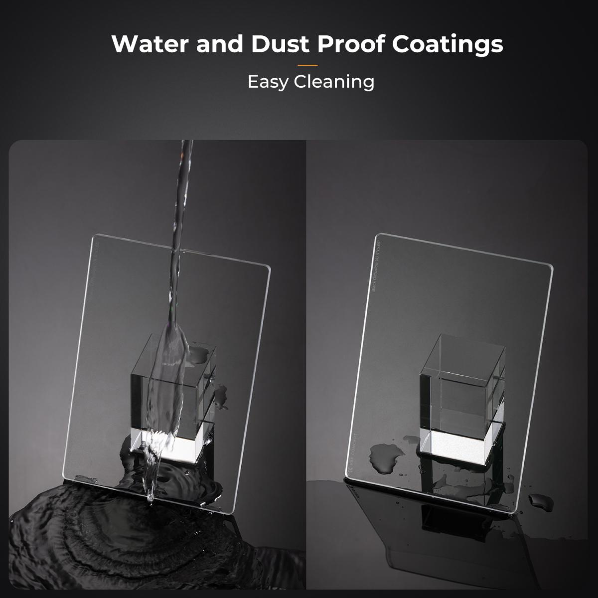 K&F Concept 4x5,65'' Black Mist 1/8 Filtertjocklek 4mm Rektangulärt Filter Lämpligt För Utomhusfotografering, Kompatibelt Med 4 X 5,65" Matt Boxsystem Nano-Xcel-Serien Hd Optiskt Glas, Flerskiktsbeläggning