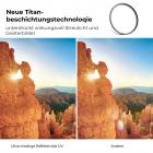Ultra-niedrige Reflektivität UV Filter mit Neue Titan- Beschichtungstechnologie