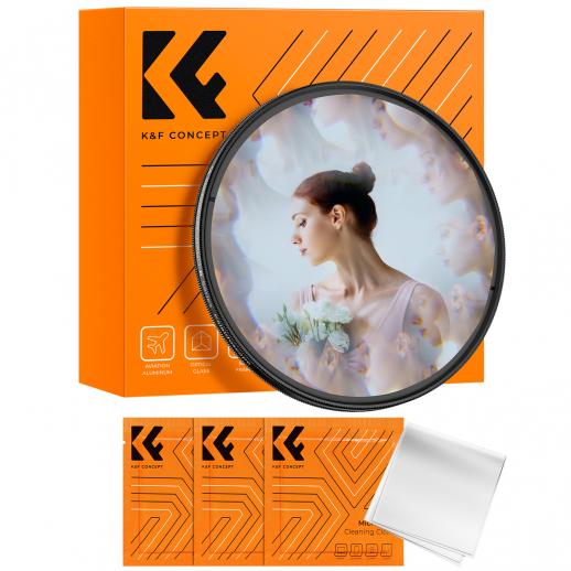 K&F Concept Kaleidoskop Prismenlinsenfilter 67mm Prismenfilter Effektfilter Nano-B Serie