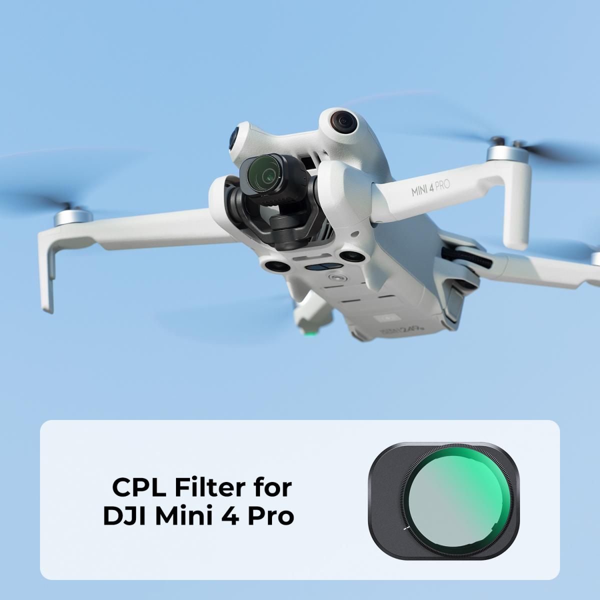 Mini 4 Pro Polarisatiefilter CPL Filter Compatibel Met DJI Mini 4 Pro Enkelzijdige Groene Antireflectiefilm