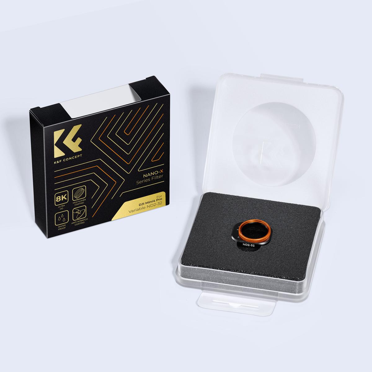 Değişken ND Filtresi ND2-32 (1-5 Duraklama) Sınırlı VND Filtresi DJI Mini 4 Pro ile Uyumlu