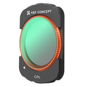 Filtro K&F Concept CPL para DJI Osmo Pocket 3, filtro polarizador circular magnético, vidrio óptico HD nanorecubierto de 28 capas