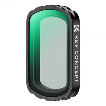 K&F Concept Filtro Difusión Negro 1/4 para DJI Osmo Pocket 3, Filtros de Efecto Cinemático de Niebla Magnética Creativa Vidrio Óptico HD Nanorecubierto de 28 Capas