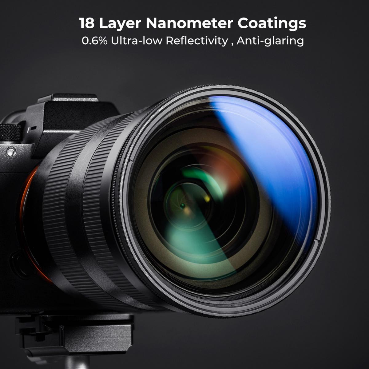 ND Filter Variable 82mm ND2-ND32 Nano-K Series - K&F Concept
