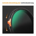 Schnelle Einstellung der lichtreduzierung