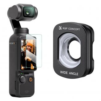 Magnetyczny filtr szerokokątny K&F Concept do akcesoriów DJI Osmo Pocket 3 Ochrona obiektywu kamery sportowej