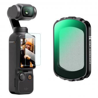 Filtre Black Pro Mist 1/2 Magnétique pour DJI Osmo Pocket 3, Filtre d'Effet Cinématographique Créatif à Black Diffusion